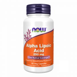 Купить Альфа-липоевая кислота (Alpha Lipoic Acid) 250 mg - 60 vcaps - Now Foods, фото , характеристики, отзывы