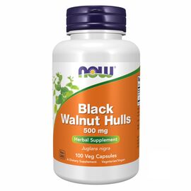 Придбати Black Walnut Hulls 500 mg - 100 vcaps, image , характеристики, відгуки