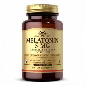 Придбати Melatonin 5 mg - 60 Nuggets, image , характеристики, відгуки