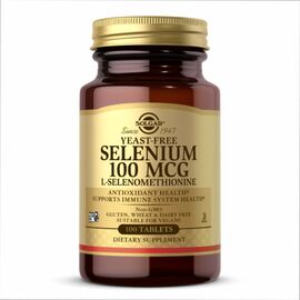 Придбати Selenium 100 mcg Yeast Free - 100 Tabs, image , характеристики, відгуки