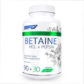 Придбати Betaine HCL+Pepsin - 120caps, image , характеристики, відгуки