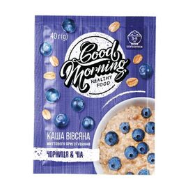 Придбати - Good Morning Oatmeal - 30х40g Blueberry Chia seed, image , характеристики, відгуки