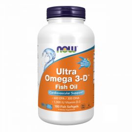 Купить Ultra Omega 3-D™ Fish Oil - 180 Fish Softgels, фото , характеристики, отзывы