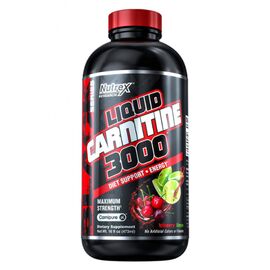 Придбати Liquid L-Carnitine 3000 - 480ml Cherry Lime, image , характеристики, відгуки