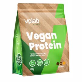 Придбати Vegan Protein - 500g Chocolate, image , характеристики, відгуки