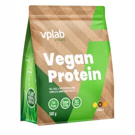Придбати Vegan Protein - 500g Vanilla, image , характеристики, відгуки