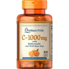 Придбати Vitamin C - 1000 mg with Bioflavonoids and Rose Hips - 100tabs, image , характеристики, відгуки