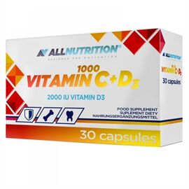 Придбати Vitamin C + D3 1000 - 30 caps, image , характеристики, відгуки