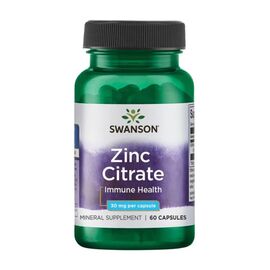 Купить - Zinc Citrate 30 mg - 60caps, фото , характеристики, отзывы
