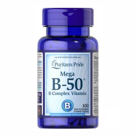 Придбати Vitamin B-50 Complex - 100 Caps, image , характеристики, відгуки