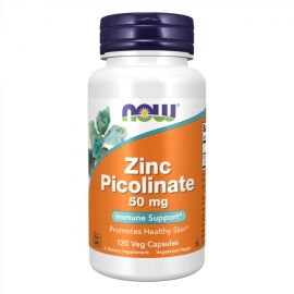 Купить Цинк Пиколинат (Zinc Picolinate) 50mg - 120 vcaps - Now Foods, фото , характеристики, отзывы
