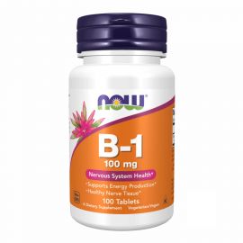 Купить Витамин B-1 100мг - 100 tabs - Now Foods, фото , характеристики, отзывы