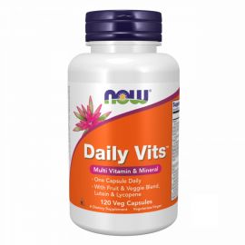 Купить Мультивитамины (Daily Vits Multi) - 120 vcaps - Now Foods, фото , характеристики, отзывы