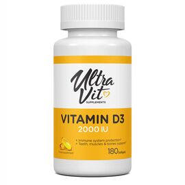 Придбати Vitamin D3 2000 IU - 180 softgels, image , характеристики, відгуки
