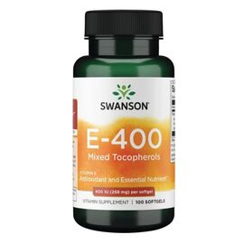 Придбати Vitamin E Mixed Tocopherols 400 IU - 100sgels, image , характеристики, відгуки