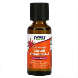 Купить Жидкий Витамин D-3 (Liquid Vitamin D-3) - 30ml (1fl oz) - Now Foods, фото , характеристики, отзывы
