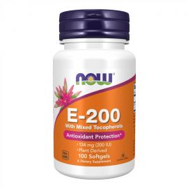 Купить E-200 Mixed Tocopherols - 100 sgels, фото , характеристики, отзывы