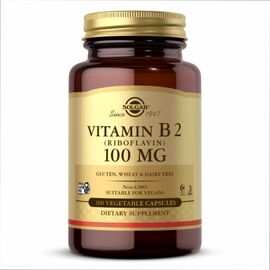Придбати Vitamin B2 100 mg (Riboflavin) - 100 Vcaps, image , характеристики, відгуки