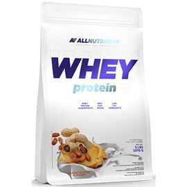 Придбати - Сироватковий протеїн Whey Protein - 2200g Peanut Butter (Арахісове масло) - All Nutrition, image , характеристики, відгуки