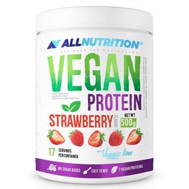 Придбати - Протеїн для веганів Vegan Pea Protein - 500g Black Currant (Чорна смородина) - All Nutrition, image , характеристики, відгуки