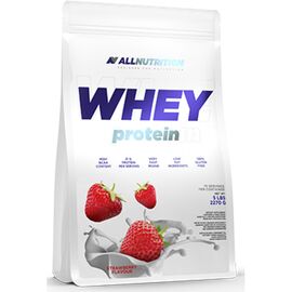 Придбати - Сироватковий протеїн Whey Protein - 2200g Strawberry (Полуниця) - All Nutrition, image , характеристики, відгуки