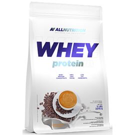 Придбати - Сироватковий протеїн Whey Protein - 2200g Capuccino (Капучино) - All Nutrition, image , характеристики, відгуки