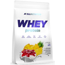 Придбати - Сироватковий протеїн Whey Protein - 900g Pineapple Raspberry (Ананас і малина) - All Nutrition, image , характеристики, відгуки