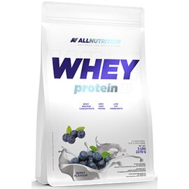 Придбати - Сироватковий протеїн Whey Protein - 2200g Bllueberry (Чорниця) - All Nutrition, image , характеристики, відгуки