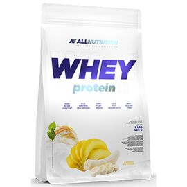Придбати Сироватковий протеінWhey Protein - 900g Banana (Банан) - All Nutrition, image , характеристики, відгуки