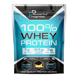 Купить - Сывороточный протеин 100% Whey Protein Instant - 2000g Pure (Без вкуса) - Powerful Progress, фото , характеристики, отзывы