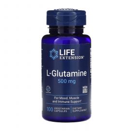 Придбати L-Glutamine 500 mg - 100 vcaps, image , характеристики, відгуки