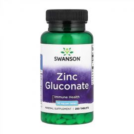 Придбати Zinc Gluconate 30 mg - 250 tabs, image , характеристики, відгуки