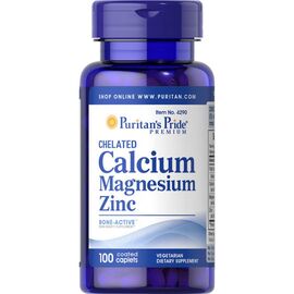 Придбати Calcium Magnesium Zinc - 100caps, image , характеристики, відгуки
