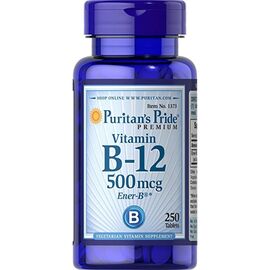 Придбати Vitamin B-12 500 mcg - 250tabs, image , характеристики, відгуки