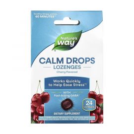 Придбати Calm Drops - 24 lozenges Cherry, image , характеристики, відгуки