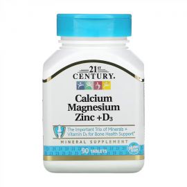 Придбати Cal Mag Zinc + D - 90 tabs, image , характеристики, відгуки