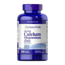 Придбати Calcium Magnesium Zinc - 250 caps, image , характеристики, відгуки