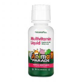 Придбати Children’s Multivitamin Liquid  - 236.56 ml Tropical Berry, image , характеристики, відгуки