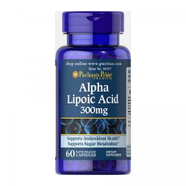 Придбати Alpha Lipoic Acid 300mg - 60 caps, image , характеристики, відгуки