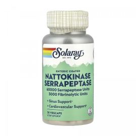 Придбати Nattokinase & Serrapeptase - 30 vcaps, image , характеристики, відгуки