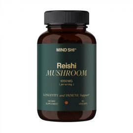 Придбати Reishi Mushroom 1000 mg - 60 vegcaps, image , характеристики, відгуки