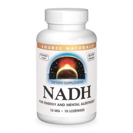 Придбати NADH 10mg Peppermint - 10 lozenges, image , характеристики, відгуки
