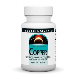 Придбати Copper 3mg - 60 caps, image , характеристики, відгуки
