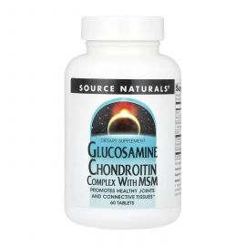 Придбати Glucosamine Chondroitin Complex with MSM - 60 tabs, image , характеристики, відгуки