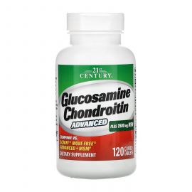 Придбати Glucosamine Chondroitin Advanced + MSM - 120 tabs, image , характеристики, відгуки