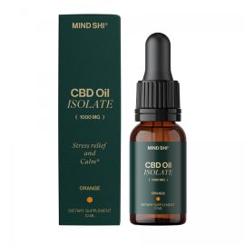 Придбати CBD Oil Isolate 1000 mg Orange - 10 ml, image , характеристики, відгуки