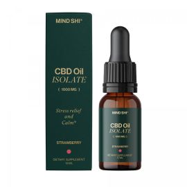 Придбати CBD Oil Isolate 1000 mg Strawberry - 10 ml, image , характеристики, відгуки