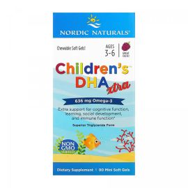 Придбати Children's DHA Xtra - 90 mini softgels, image , характеристики, відгуки
