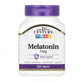 Придбати Melatonin 5 mg - 120 tabs, image , характеристики, відгуки