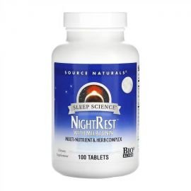Придбати Sleep Science® NightRest™ with Melatonin - 100 tabs, image , характеристики, відгуки